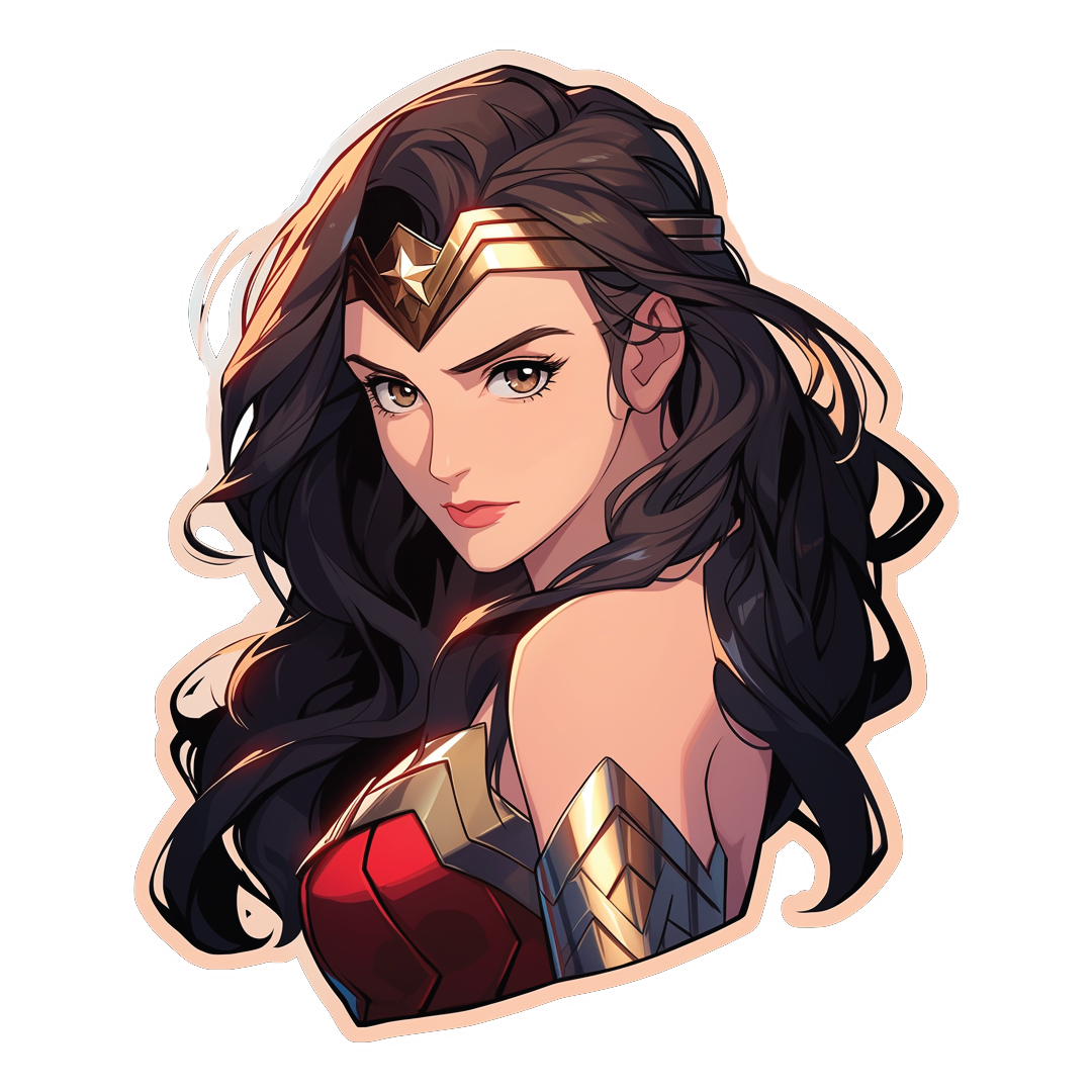 Wonder Women Fridge Magnet -3D Cutout - Double Magnet Strong Hold