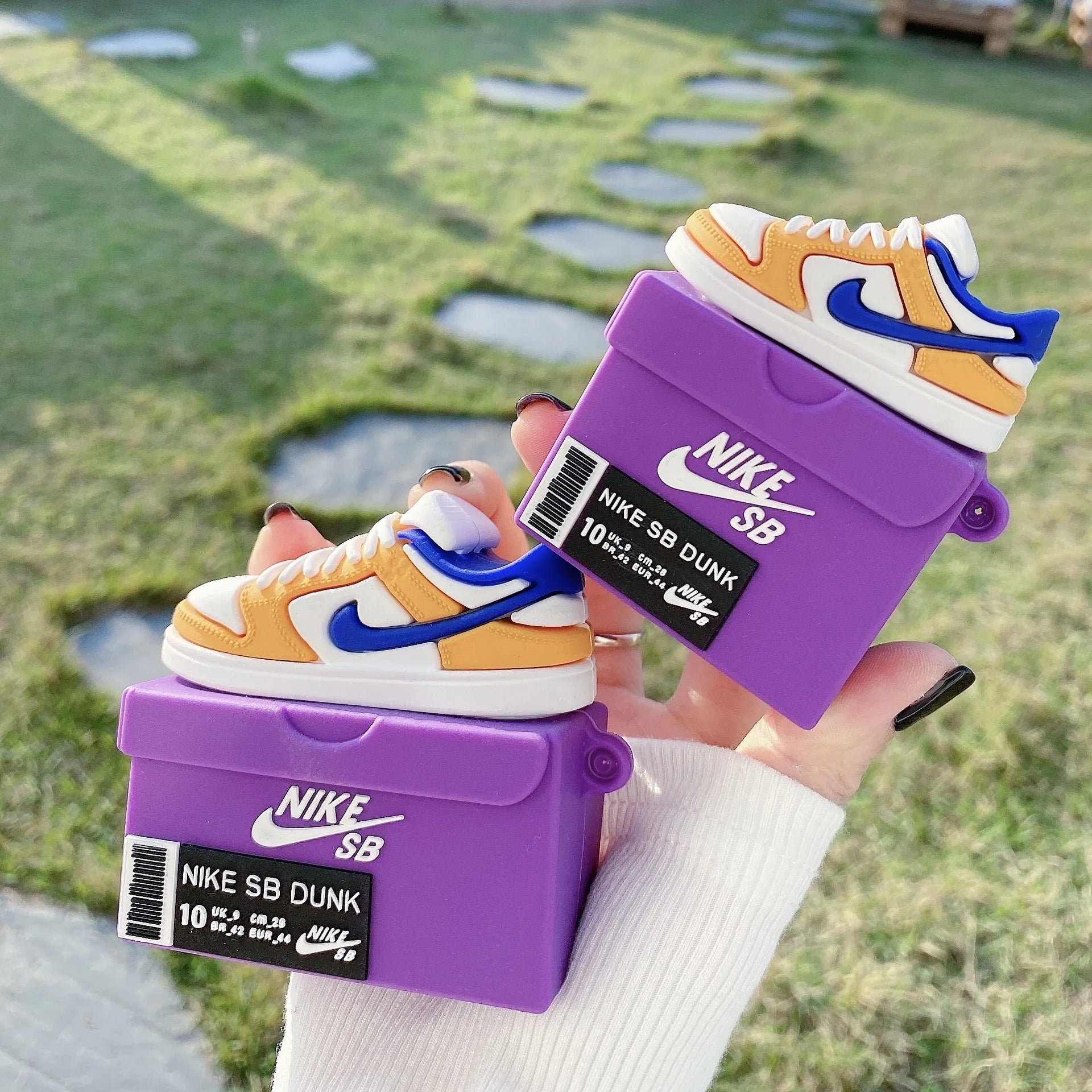 Drop Low – Laser Orange Sneaker AirPods Case | Coverner India