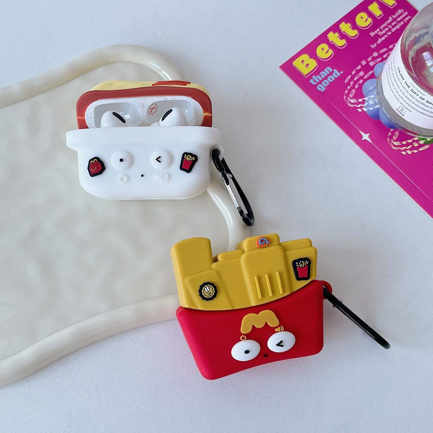 McDonald's & Chicken nugguts Airpods Cover for Apple AirPods - Premium Silicone Case