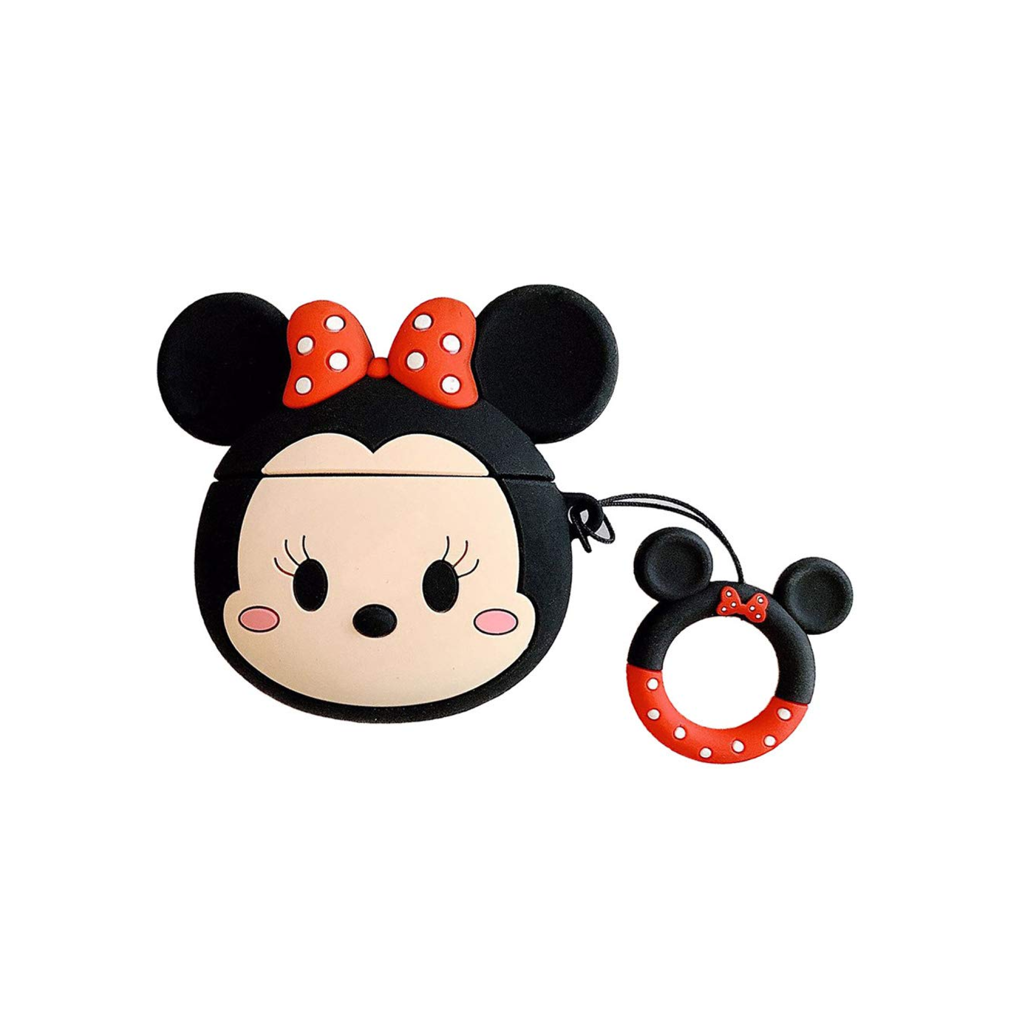 Cute Minnie Mouse Airpods Cover  for Apple AirPods -  Silicone Case Cover - Premium