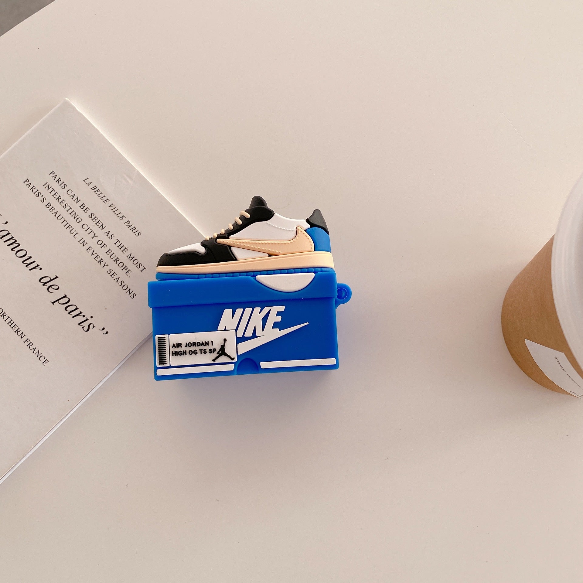 Cactus Storm Low – Blue & White Sneaker AirPods Case | Coverner India