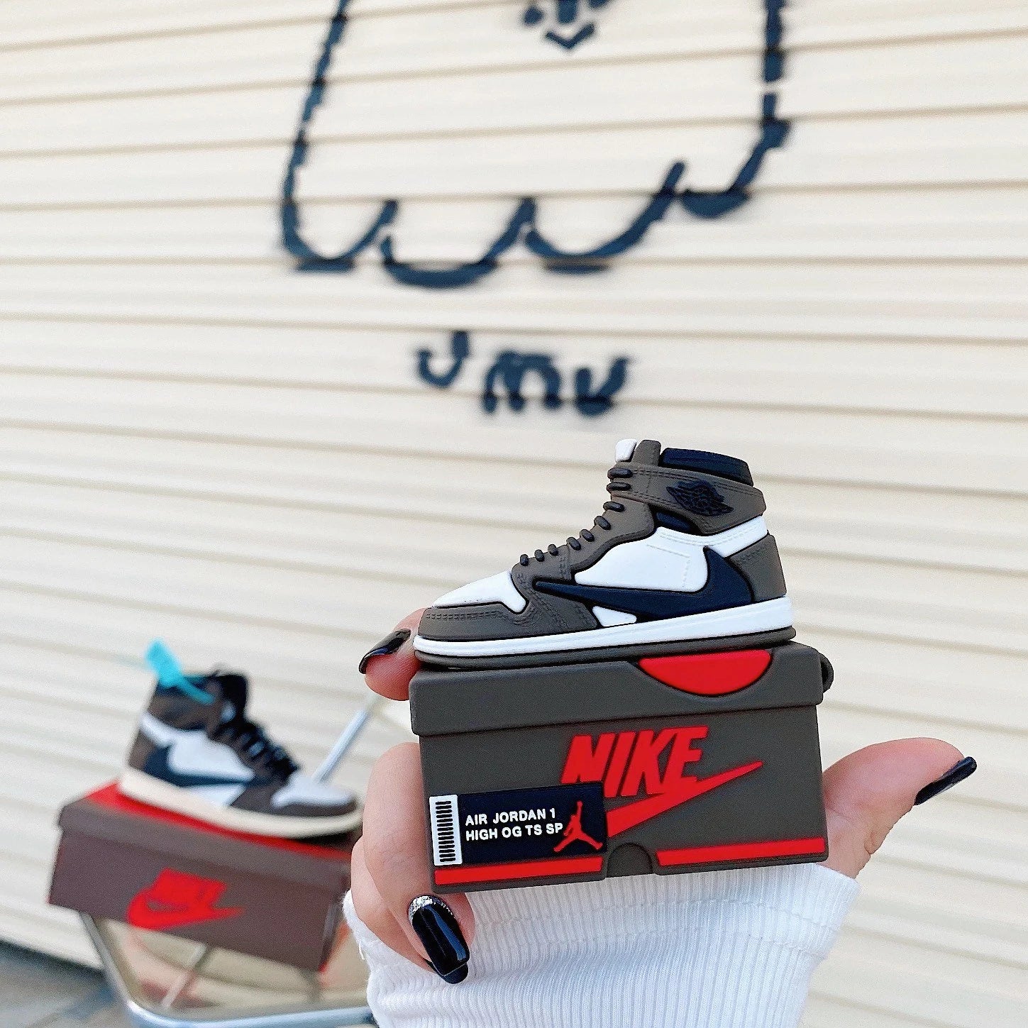 Cactus Court High – Mocha Brown Sneaker AirPods Case | Coverner India