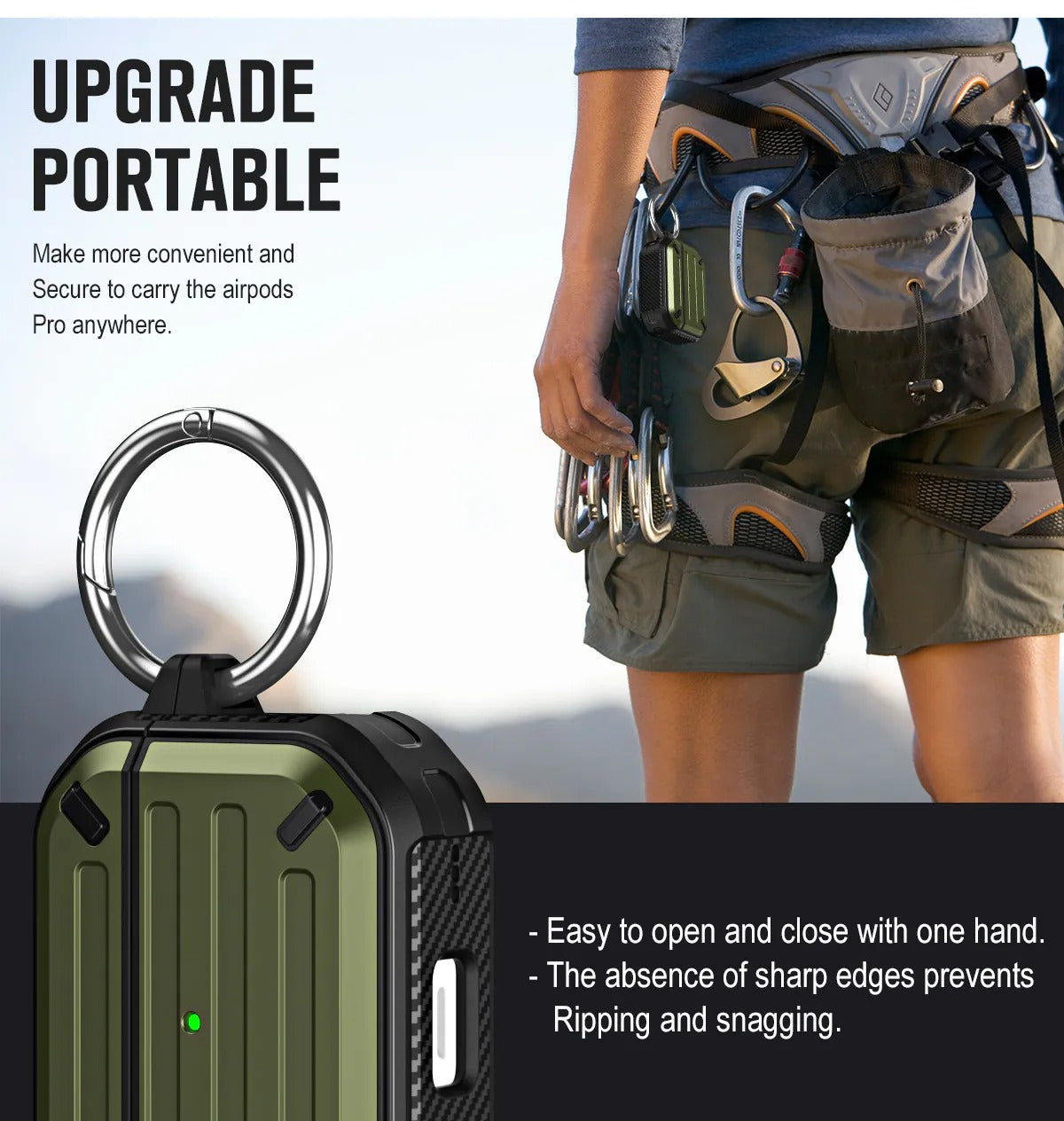 ArmorGuard Pro Rugged Protective Case for AirPods Pro & AirPods Pro 2 by Coverner India - alternate view