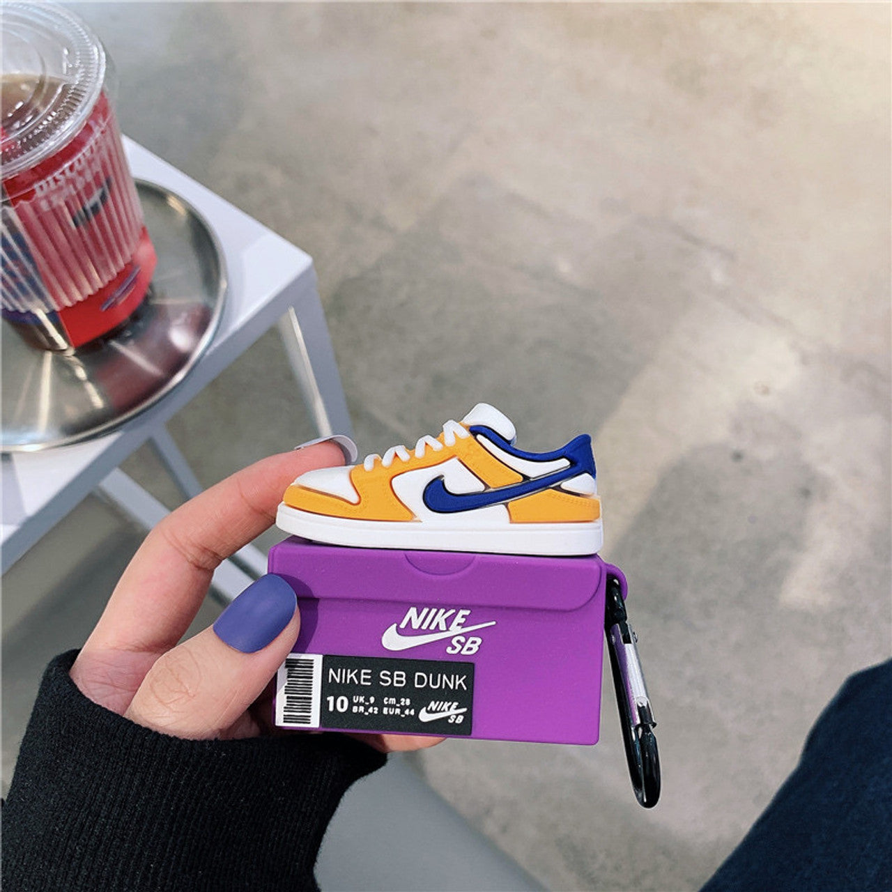 Drop Low – Laser Orange Sneaker AirPods Case | Coverner India