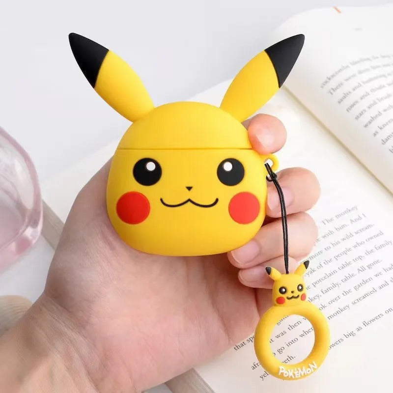 Pokemon Pikachu  Airpods Cover  for Apple AirPods -  Premium Silicone Case Cover
