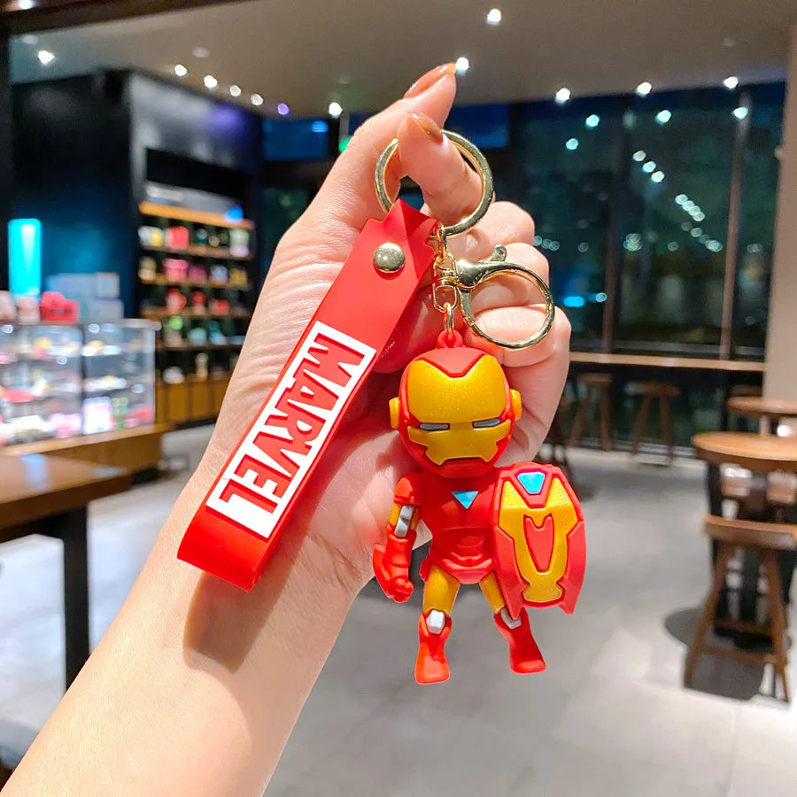 Ironman - Premium Silicon Keychain -  Backpacks Pendant