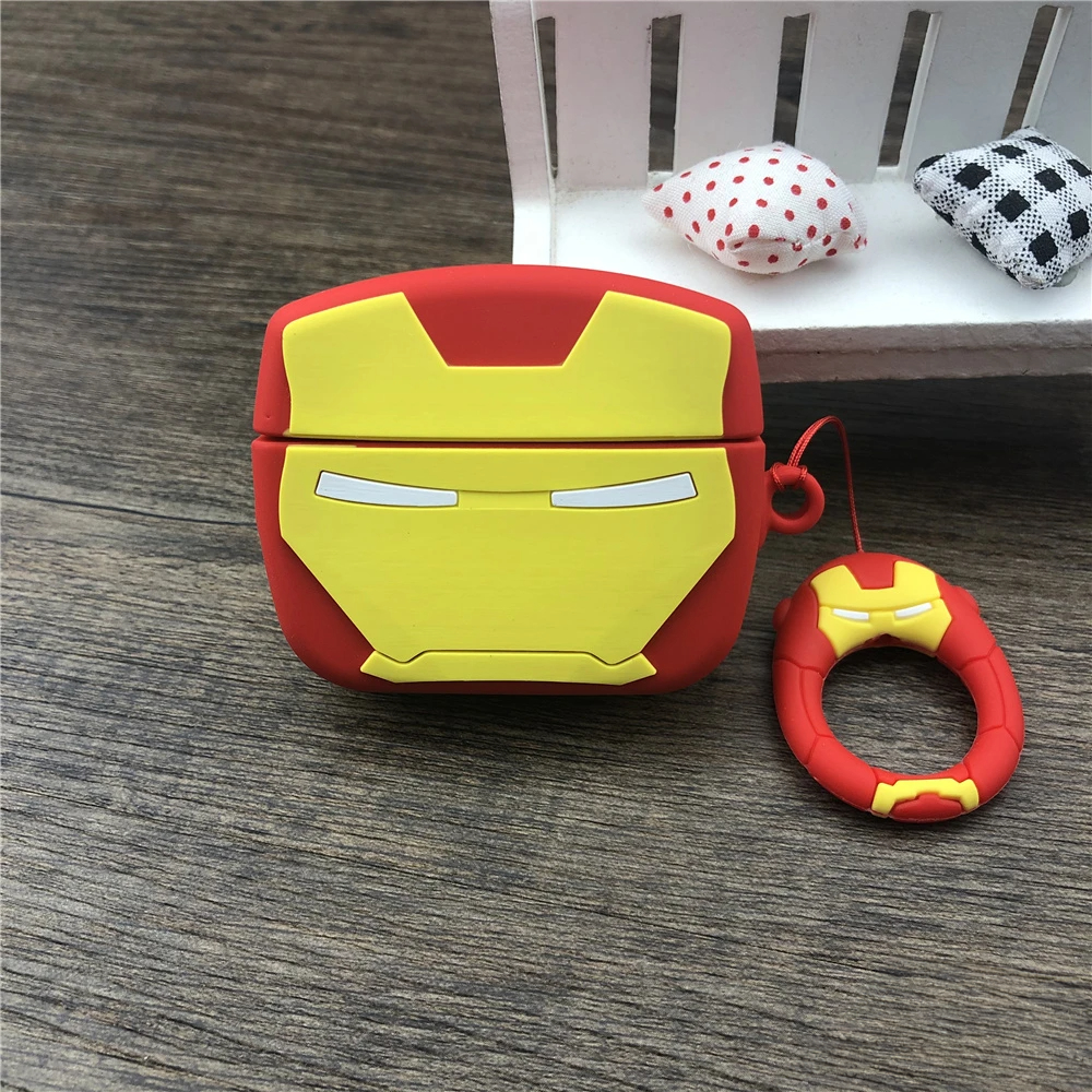 Ironman Airpods Cover for Apple AirPods - Premium Silicone Case