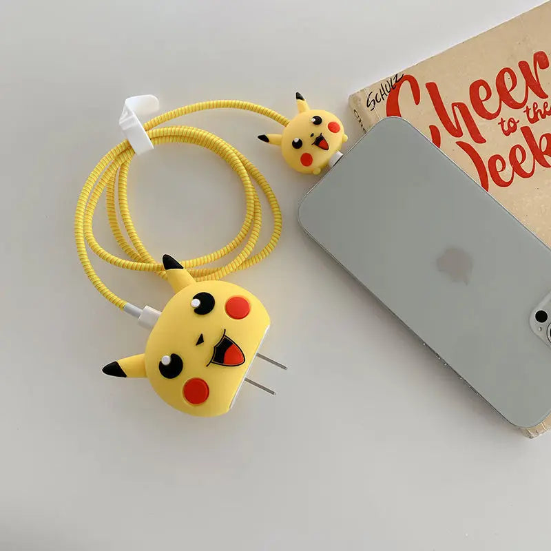 Iphone Charger Case Cover - Pikachu