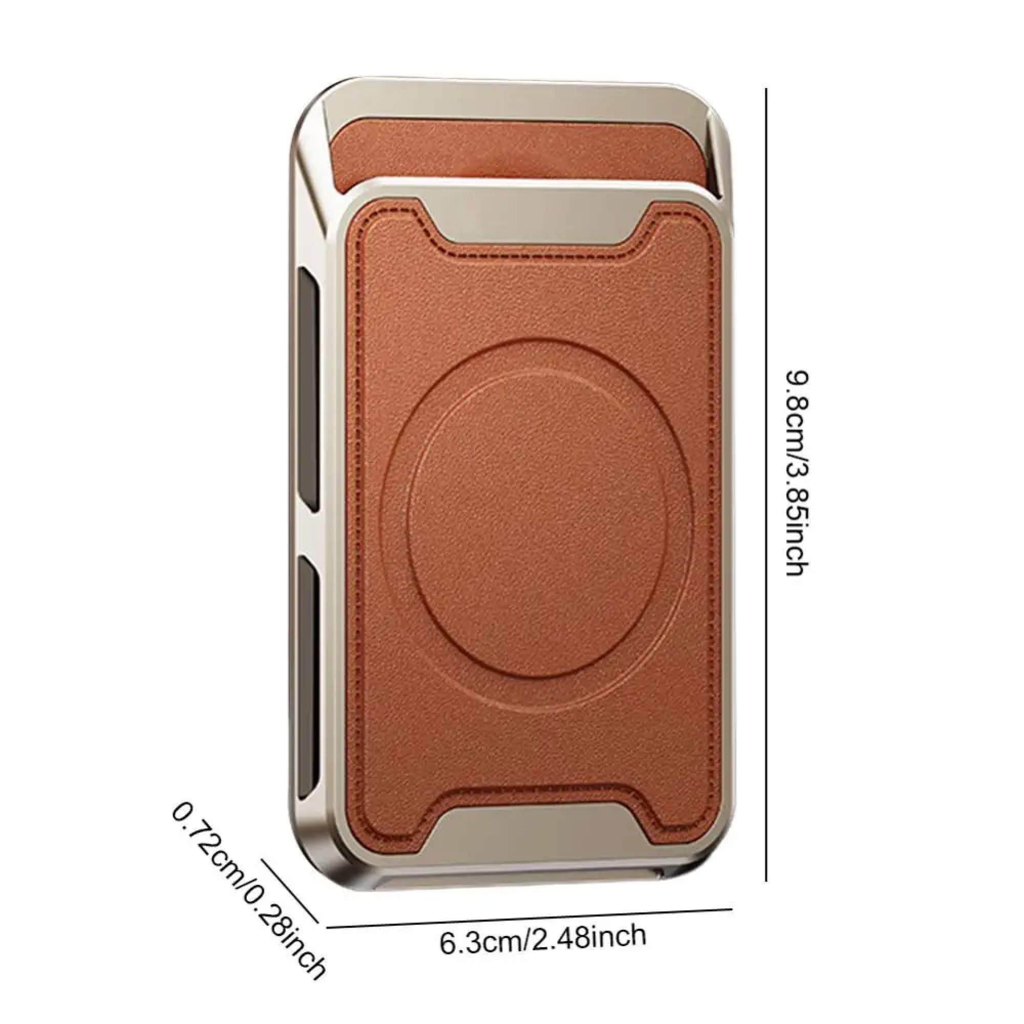 AeroGrip MagSafe Wallet – Premium Titanium Card Holder by Coverner India