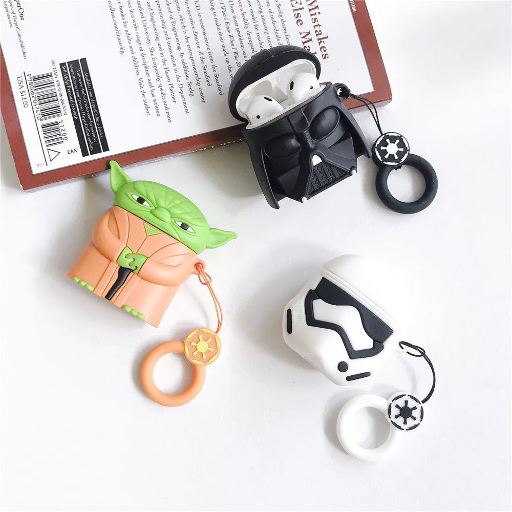 Starwars Darth Vader Airpods Cover for Apple AirPods - Premium Silicone Case