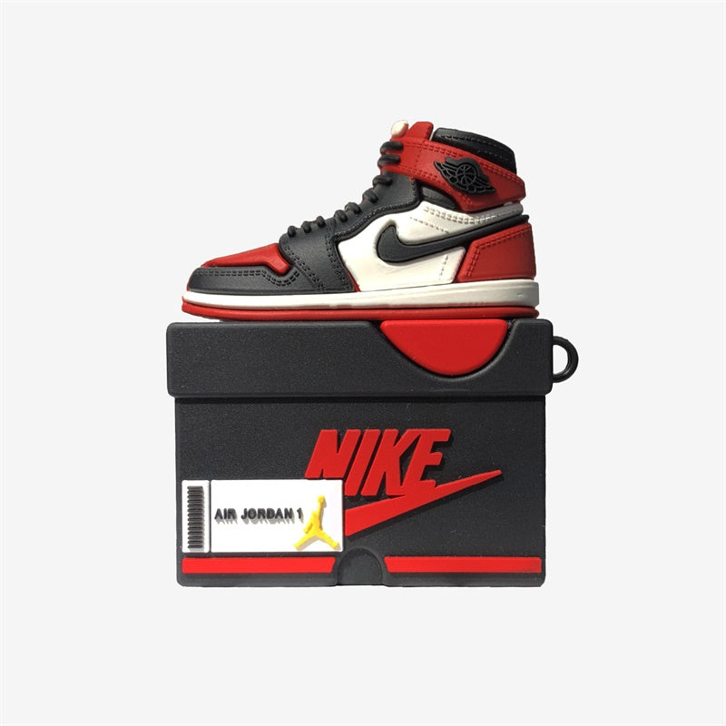 Sneaker Airpods Cases - Air Jordan 1 Red & Black