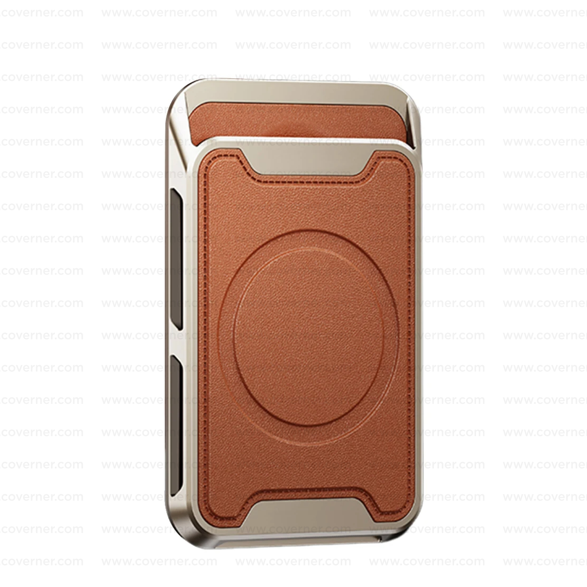 AeroGrip MagSafe Wallet – Premium Titanium Card Holder by Coverner India