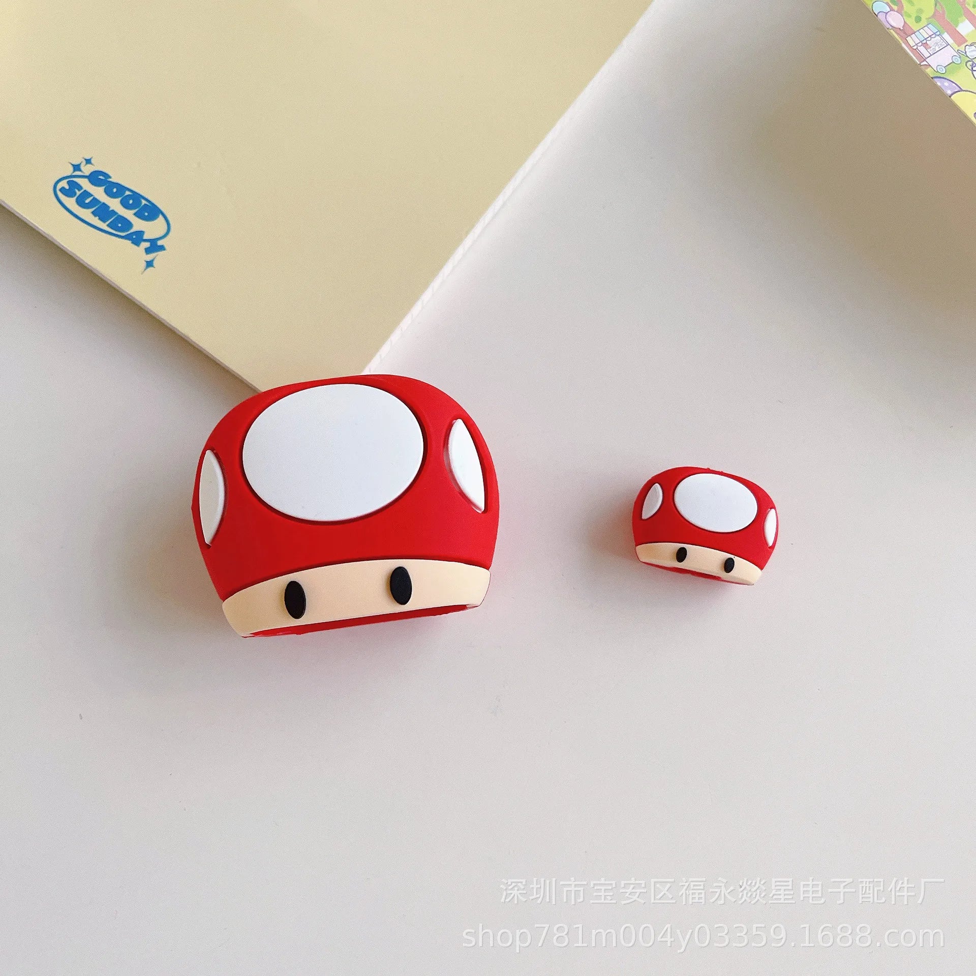 Iphone Charger Case Cover - Super Mario Bros Red