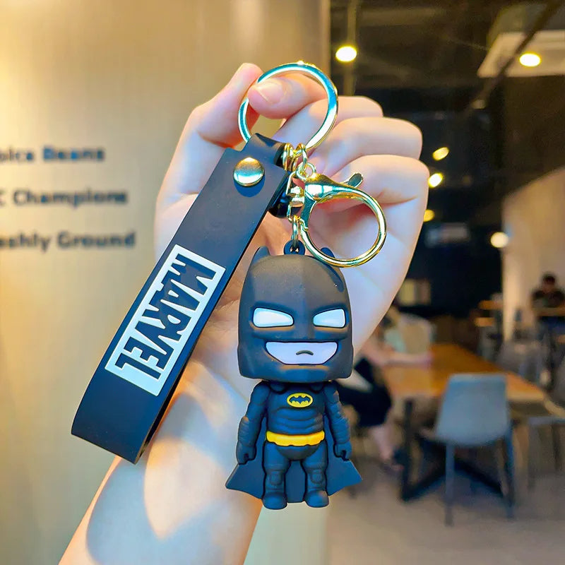 Batman - Premium Silicon Keychain -  Backpacks Pendant