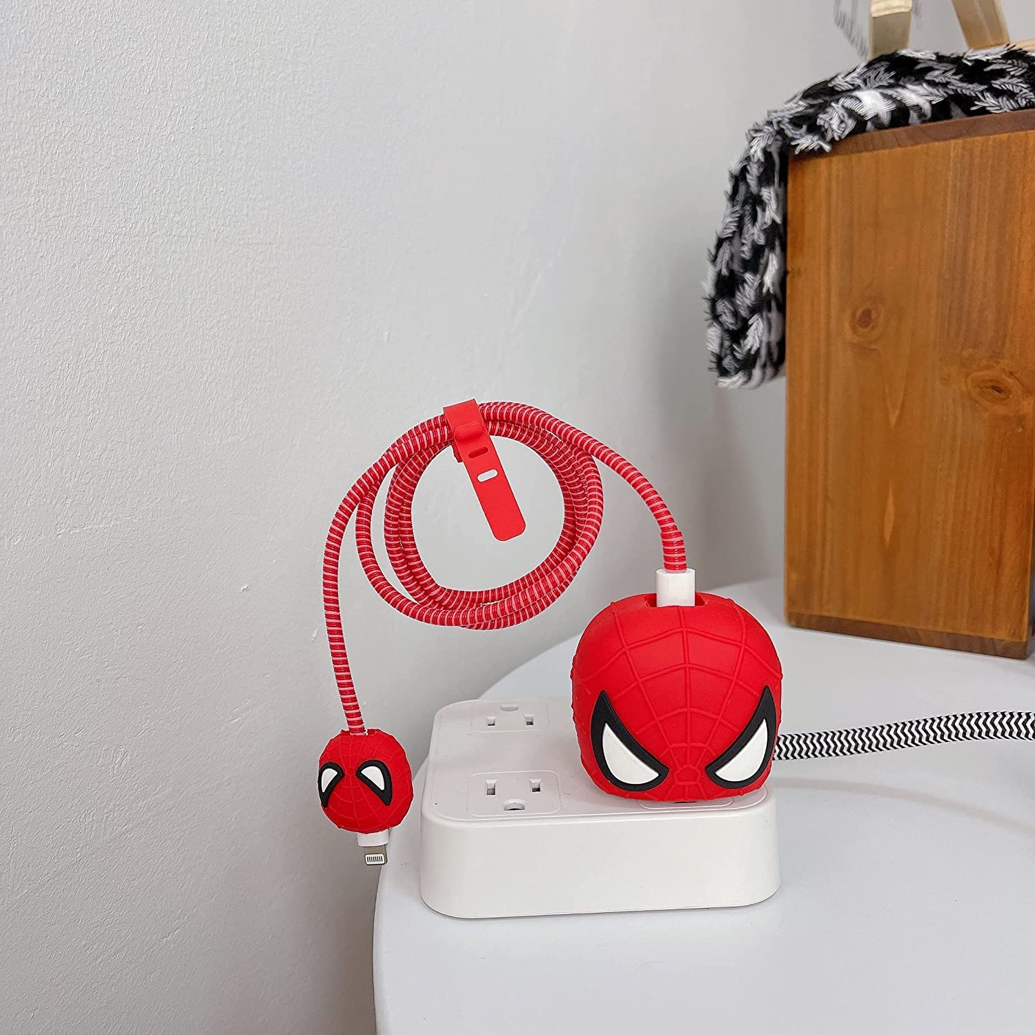 Iphone Charger Case Cover - Spiderman