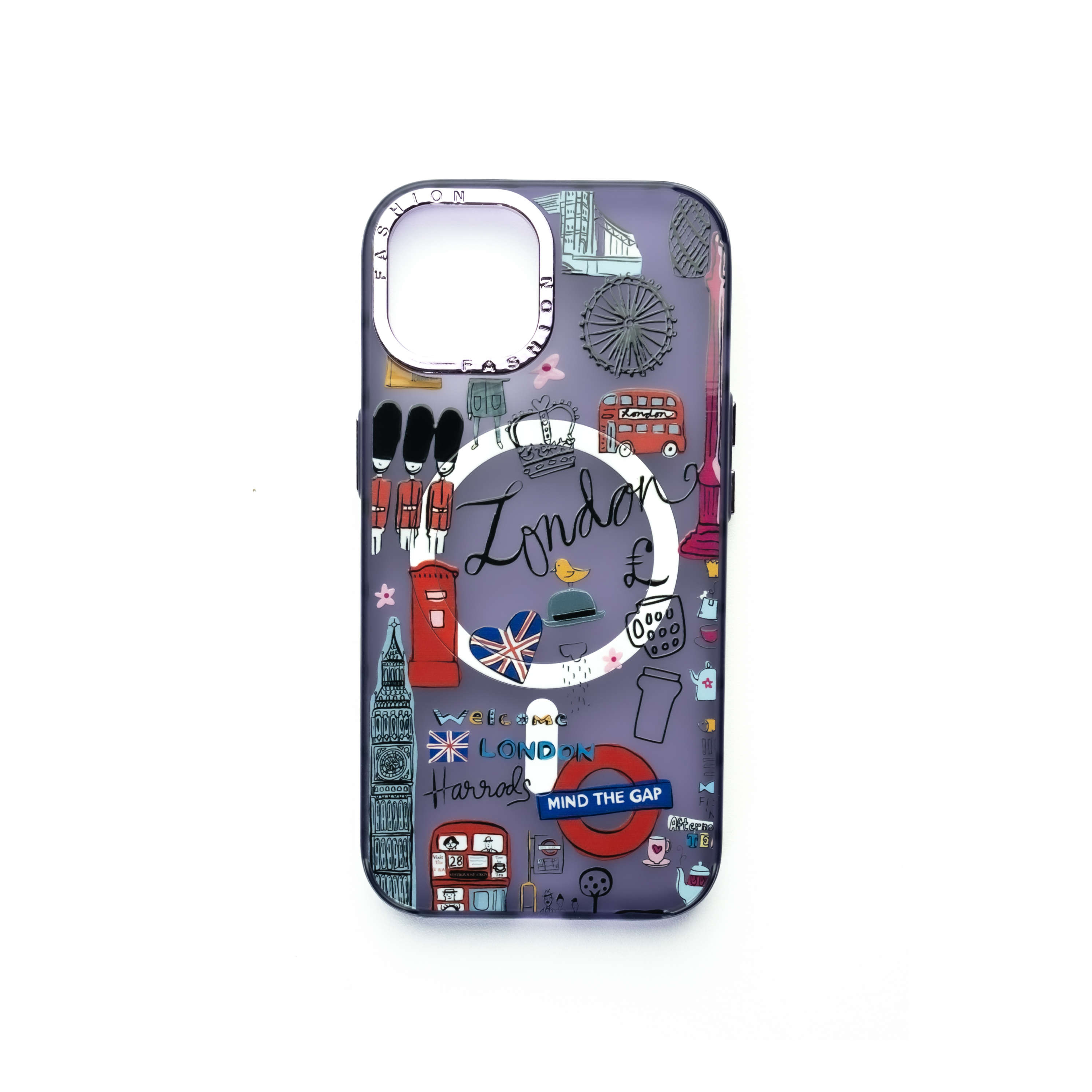 Iphone Frosted Case with - Magsafe - London Love