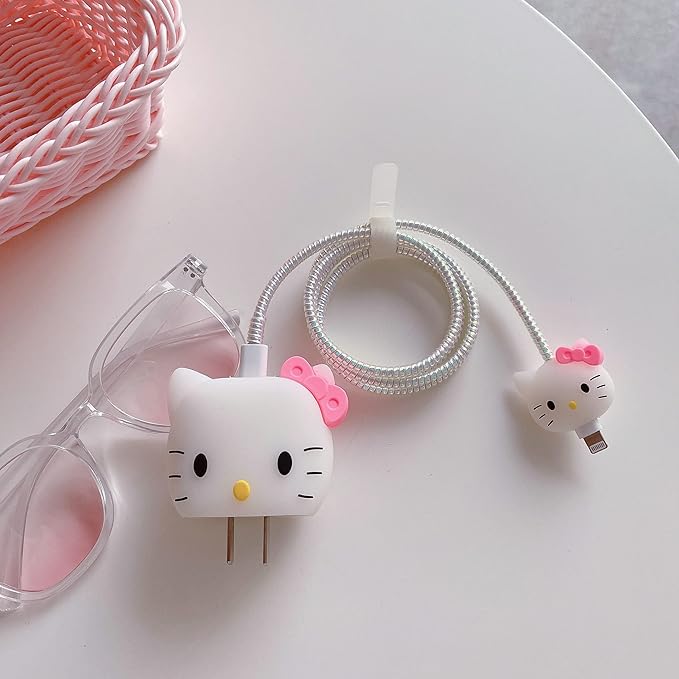 Iphone Charger Case Cover - Cute Kitten