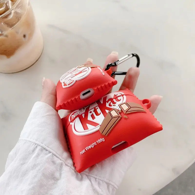 KitKat Airpods Cover for Apple AirPods - Premium Silicone KitKat Airpods Cover for Apple AirPods - Premium Silicone