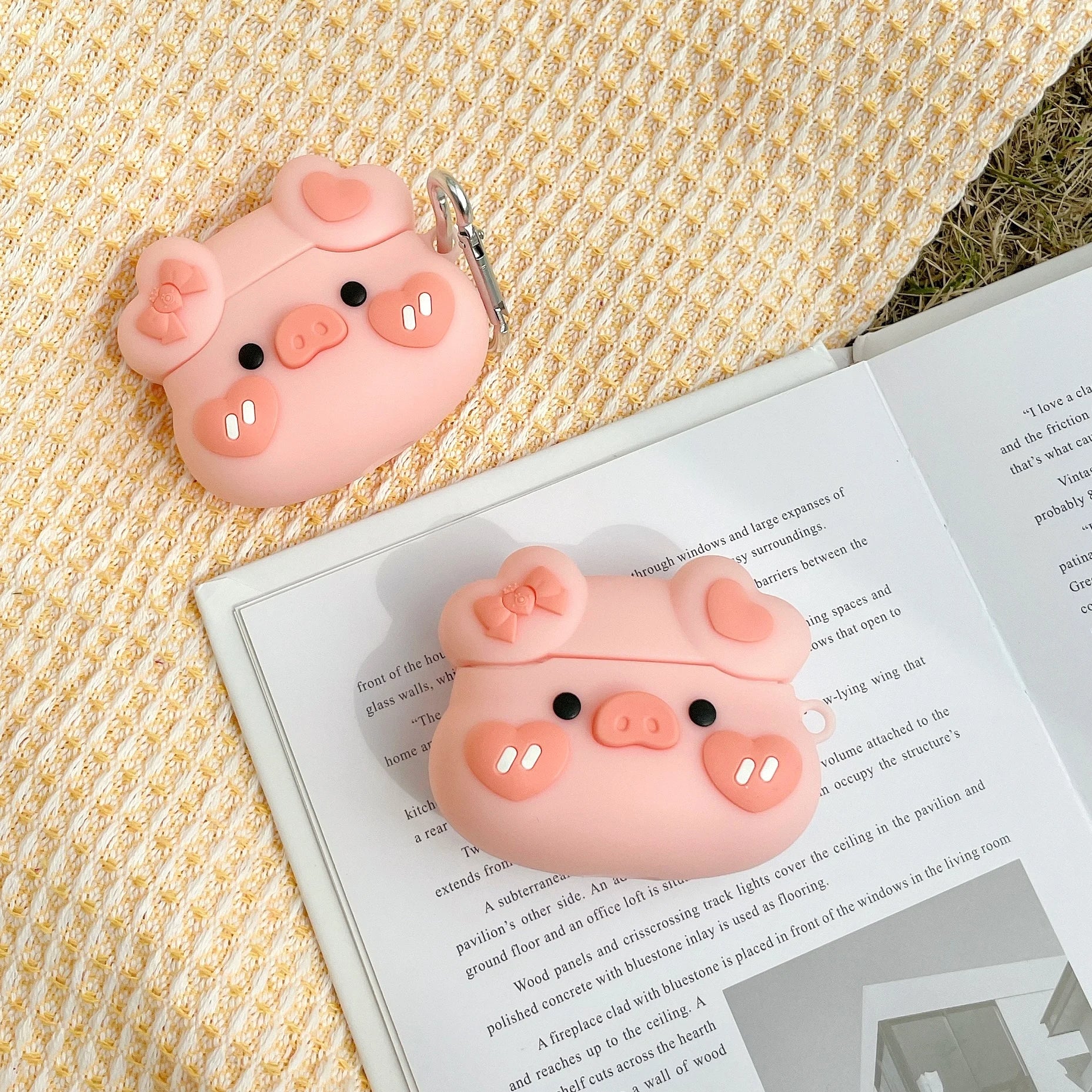 Cute Pig Airpods Cover for Apple AirPods Pro - Premium Silicone Case (Limited Edition)