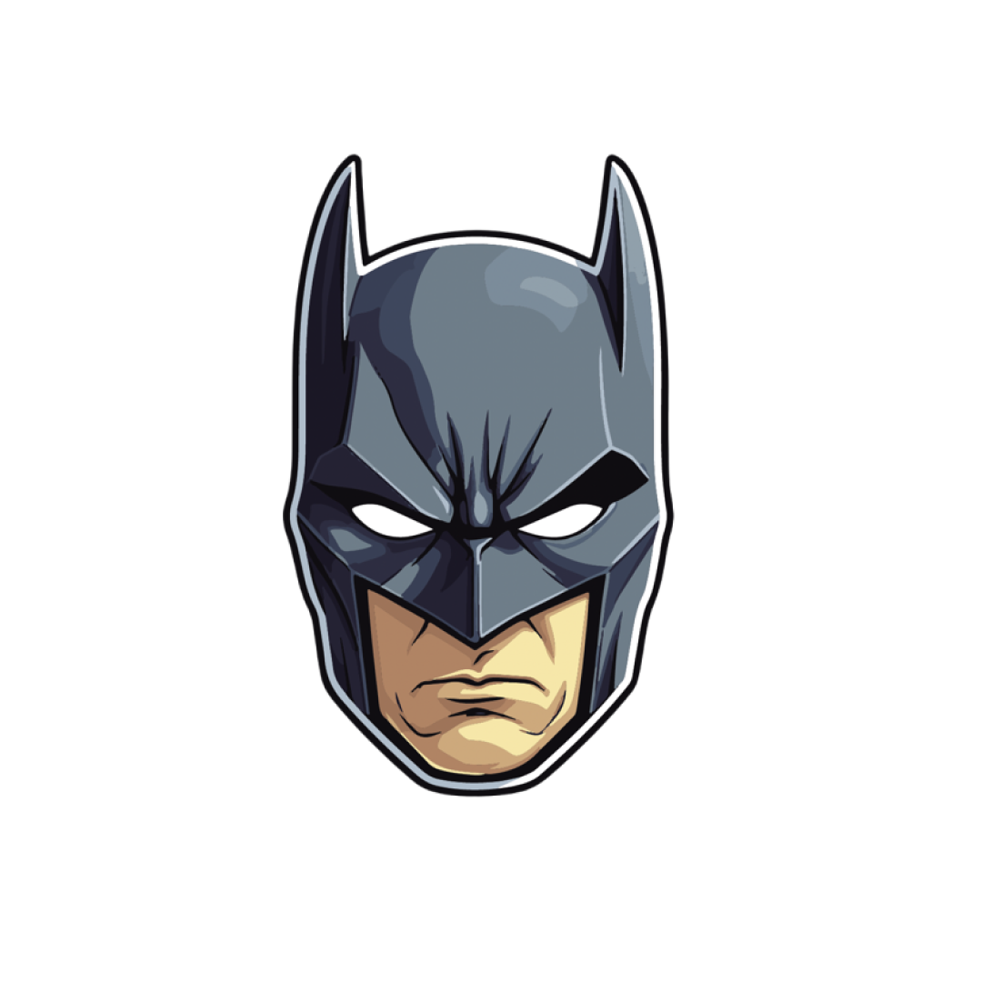 Batman Fridge Magnet -3D Cutout -  Double Magnet Strong Hold