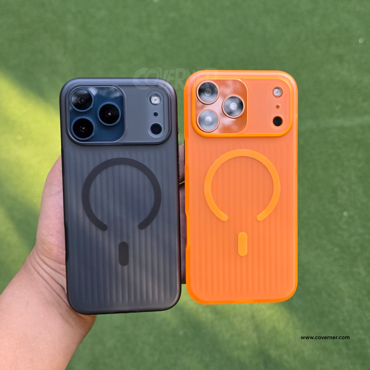 GripLine SlimFit Case 2.0 – Slim MagSafe Hybrid iPhone Case | Coverner India