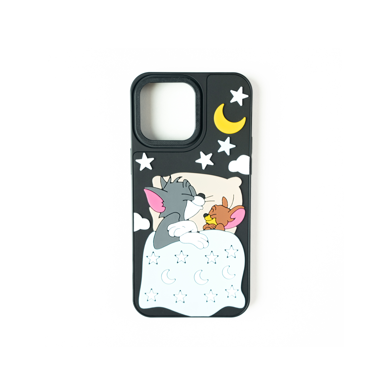 Tom & Jerry Bedtime  - Premium 3D Silicon Case - Astro Collection