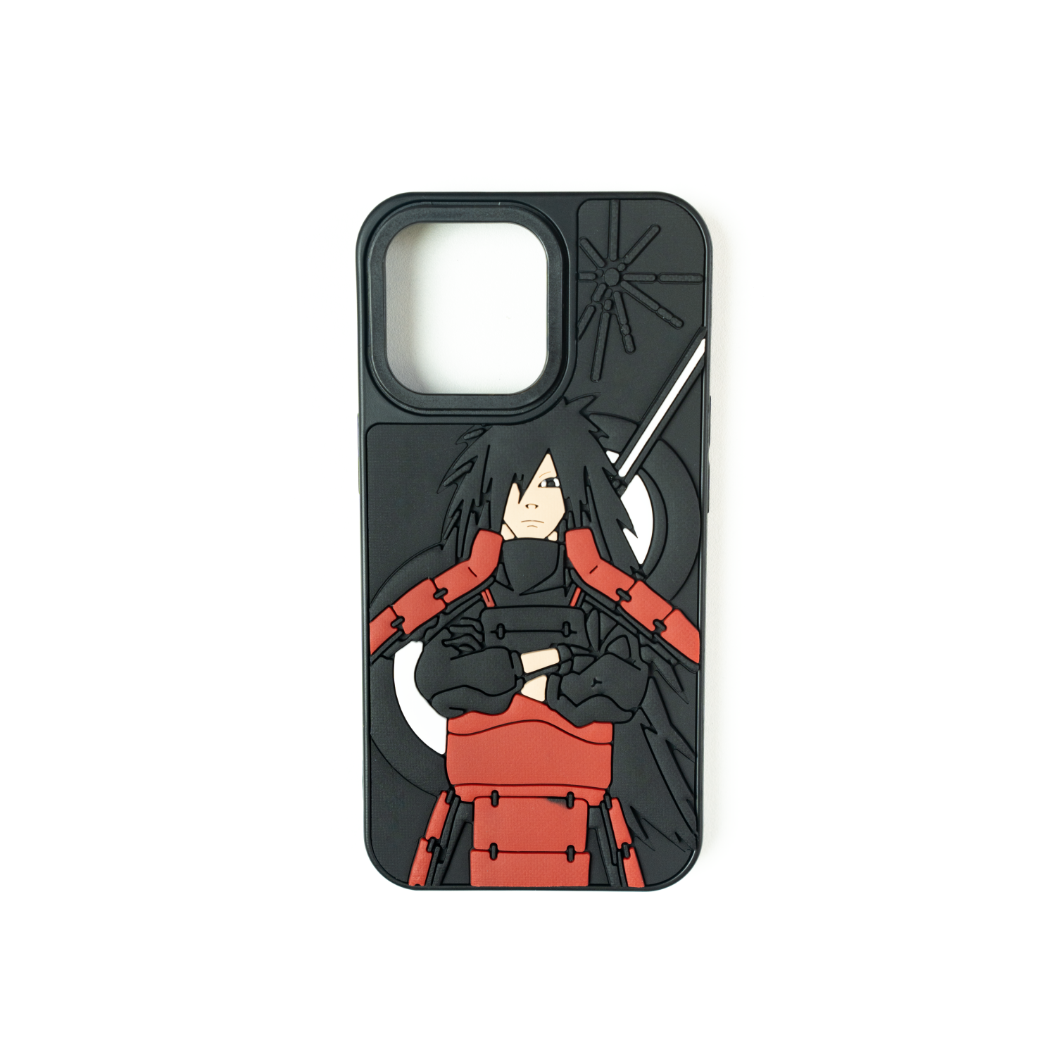 Naruto Uchiha Madara Akatsuki - Premium 3D Silicon Iphone Case - Astro Collection