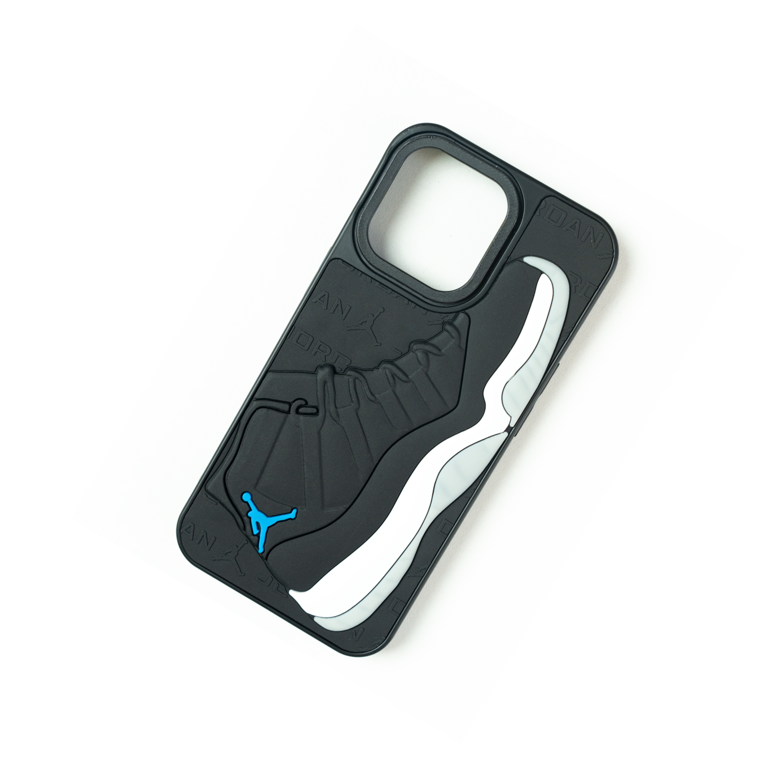 Jordan 11 - Black - Premium 3D Silicon Iphone Case - Astro Collection