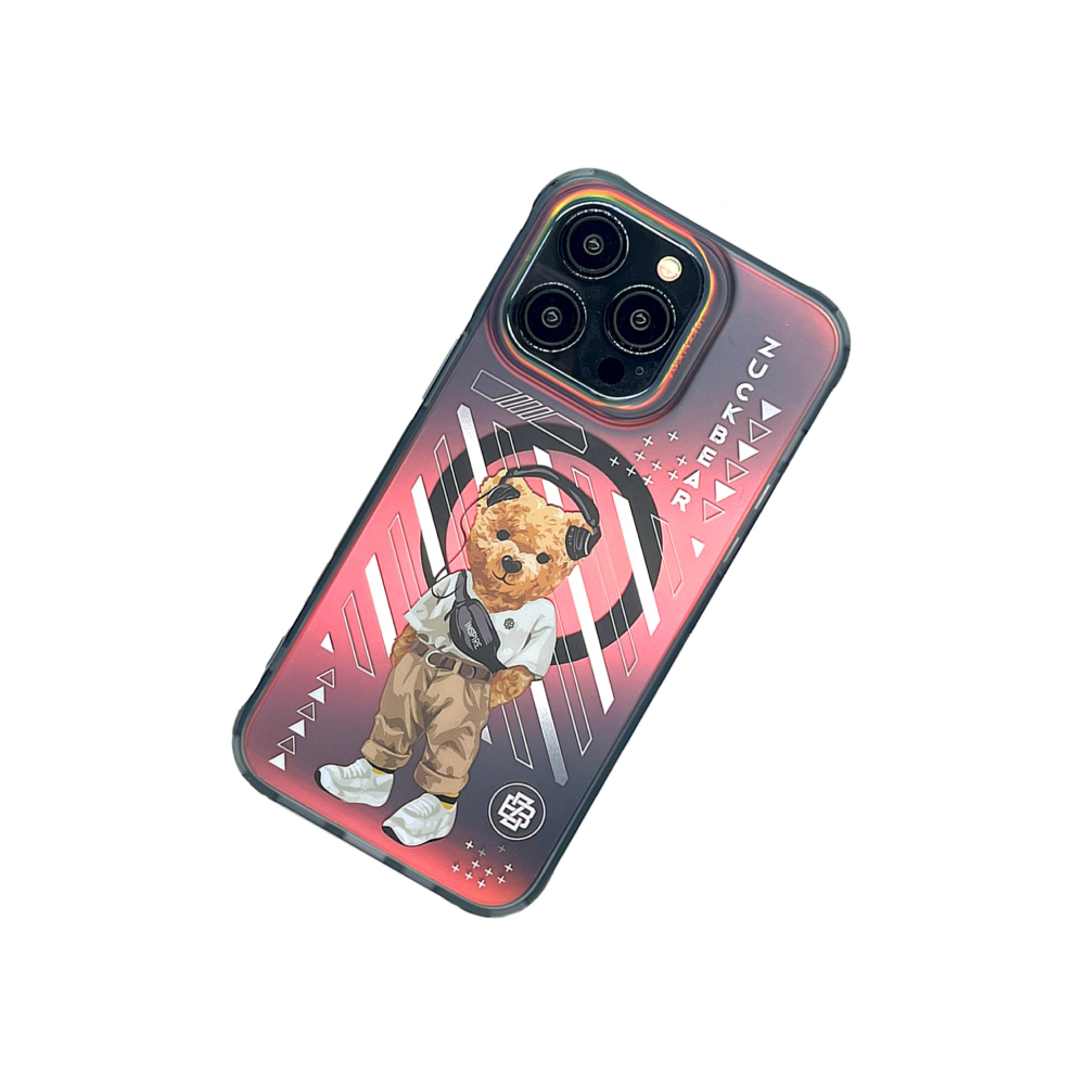 Iphone 15 Series - Zuck Bear MagSafe Iphone Case - New York Never Sleeps - Manhattan Urbane