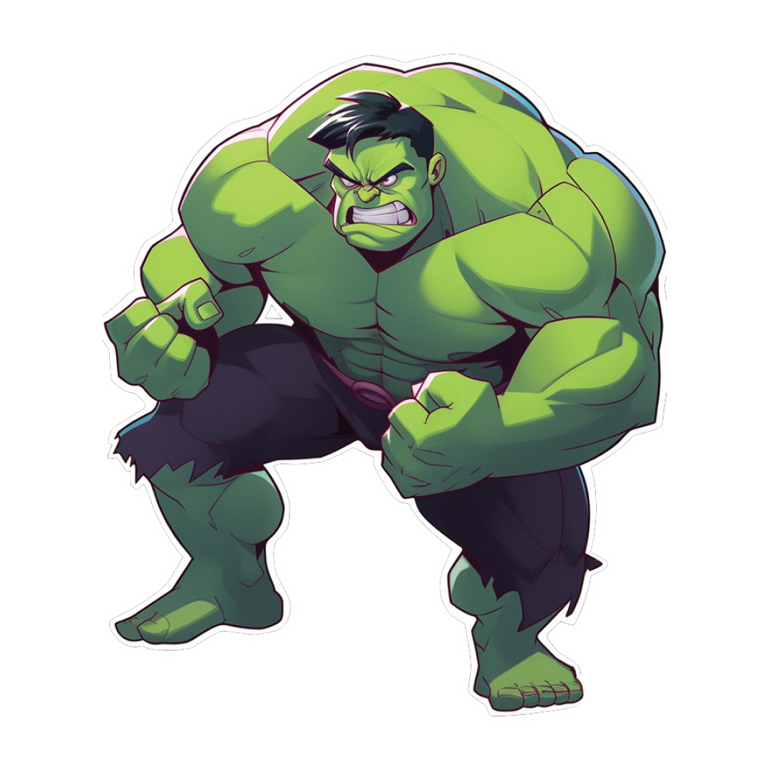 Hulk Fridge Magnet -3D Cutout -  Double Magnet Strong Hold