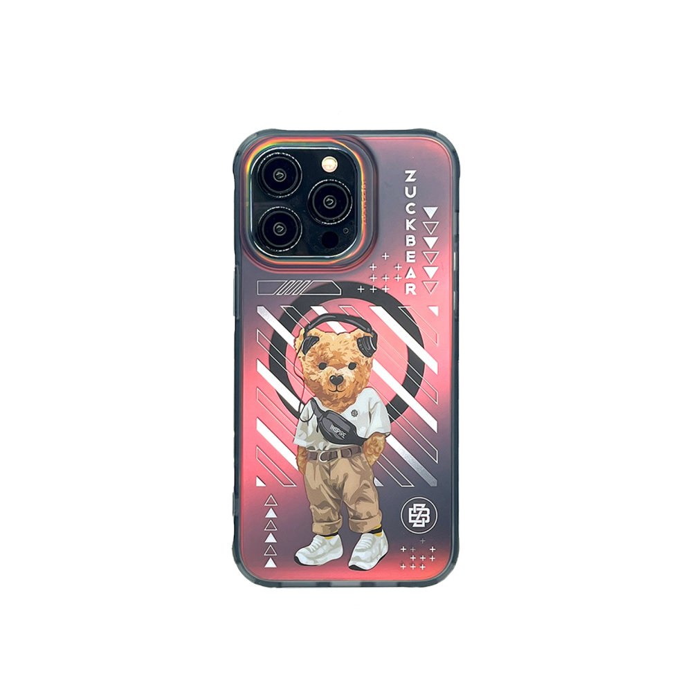 Iphone 15 Series - Zuck Bear MagSafe Iphone Case - New York Never Sleeps - Manhattan Urbane