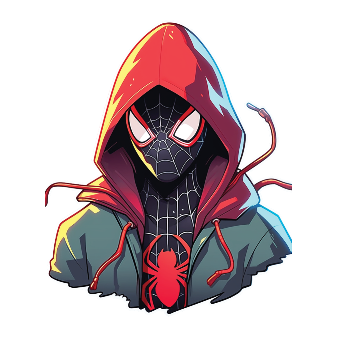 Spider Verse Fridge Magnet -3D Cutout -  Double Magnet Strong Hold