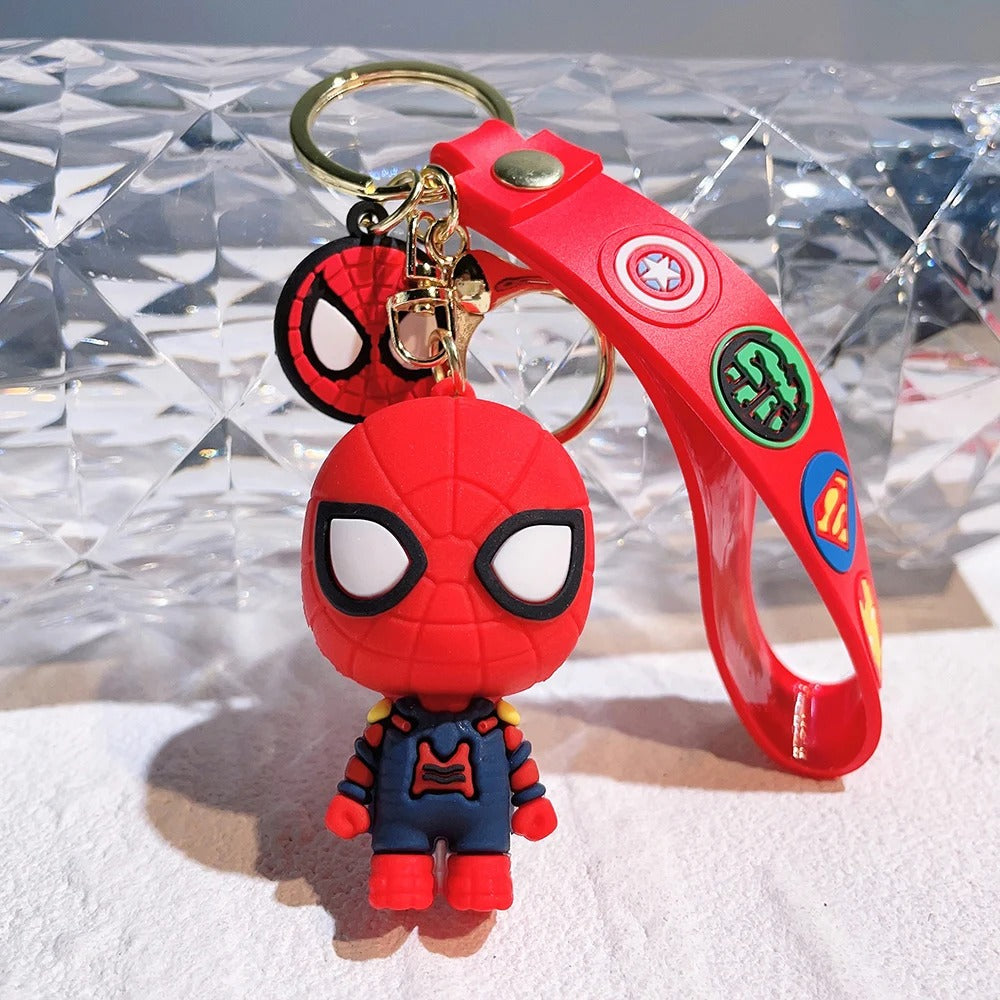 Spiderman : Into the Spider-Verse - Premium Silicon Keychain -  Backpacks Pendant