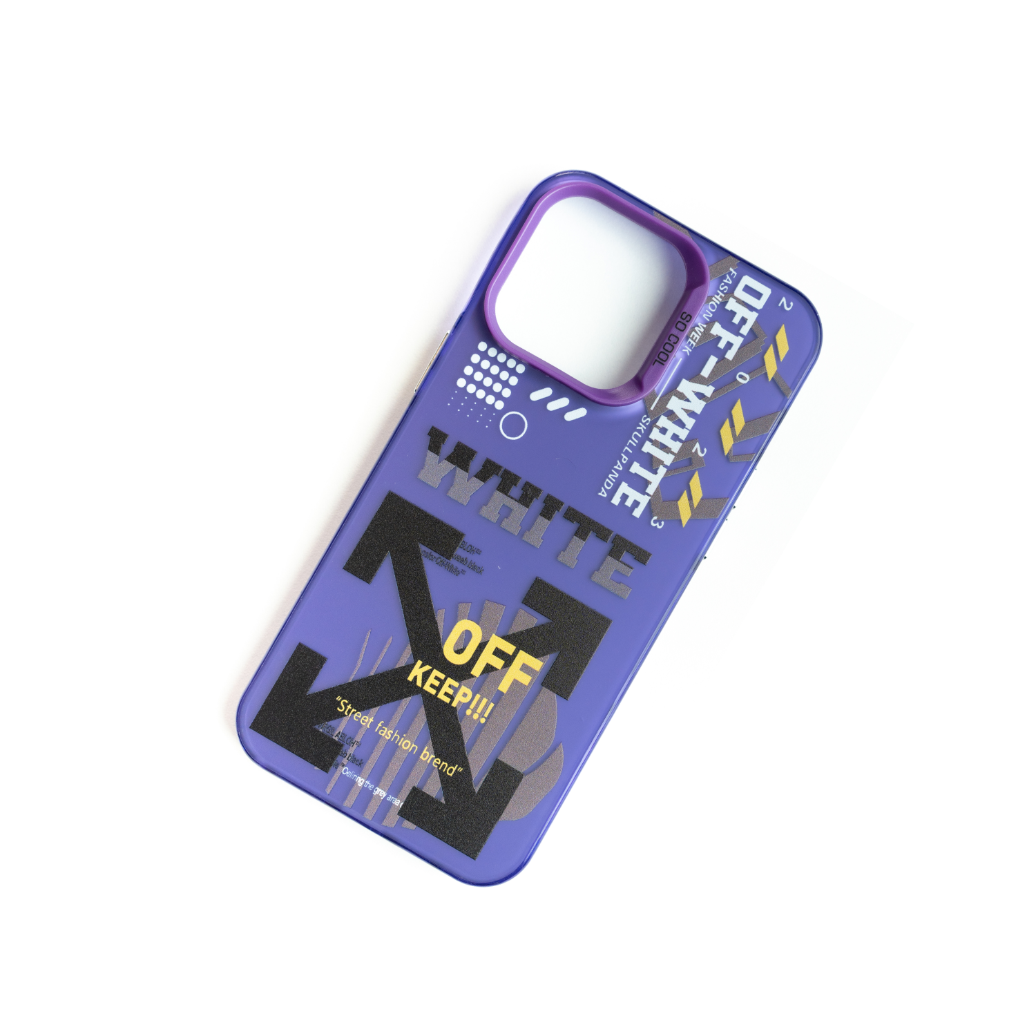 Off White Purple - Iphone Case - Cult Collection