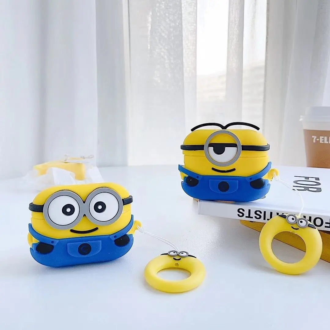Minions Airpods Cover  for Apple AirPods -  Premium Silicone Case Cover